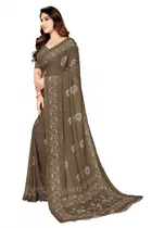 Georgette Printed Saree for Women 