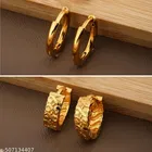 Gold-Plated Earrings/Studs/Bali Combo For Women'S/Girls
