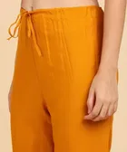 Crepe Block Print Women's Kurta with Pant Set 