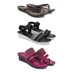 Flats with Heels & Sandals for Women 