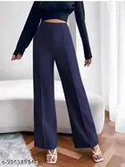 Cotton Blend Trouser for Women 