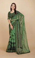 Lycra Blend Printed Saree for Women 