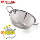 Stainless Steel Deep Kadai with Lid 