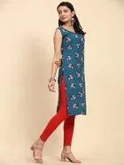 Crepe Printed Kurti for Women 
