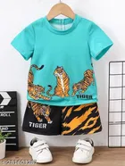 Hosiery Cotton Clothing Set for Boys 