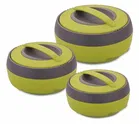 Asian Cosmos Non DLX Casserole Set of 3, Assorted [600 ml, 1000 ml, 1500 ml]