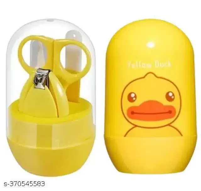 Plastic Manicure Pedicure Care Kit for Infants (Yellow)