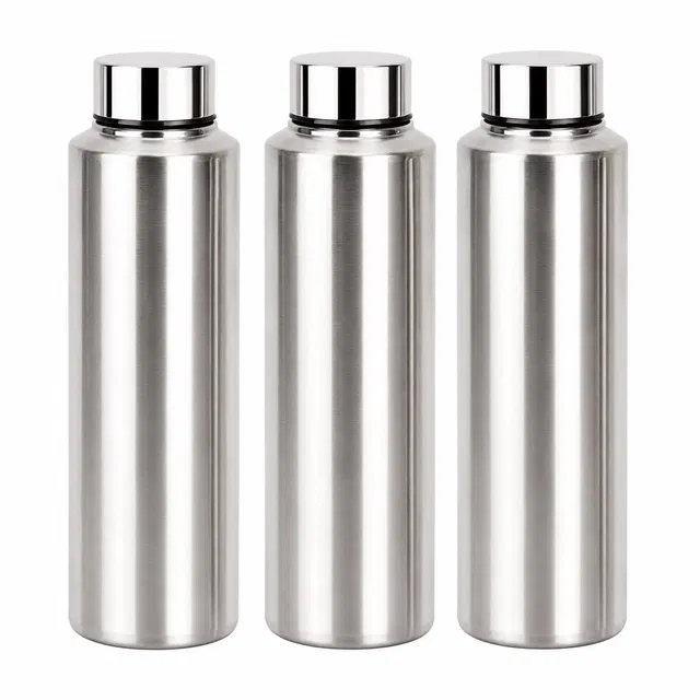 NIVIS Steel Water Bottle (900 ml, Pack of 3)