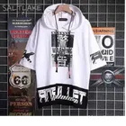 Half Sleeves Hoodie T-shirt for Men 