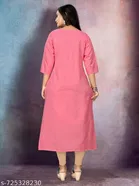 Floral Embroidered Cotton Kurti for Women 