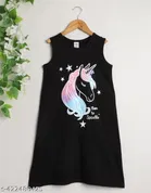 Cotton Blend Dress for Girls 