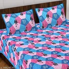 Cotton Double Bedsheet with 2 Pillow Cover 