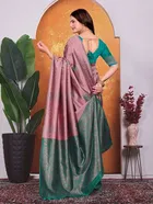 Banarasi Silk Embroidered Saree for Women 