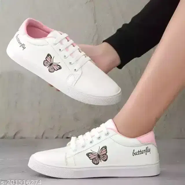 Casual Shoes for Women (White, 7)