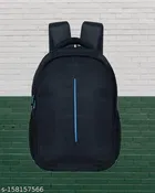 Polyester Backpack for Men & Women, Black