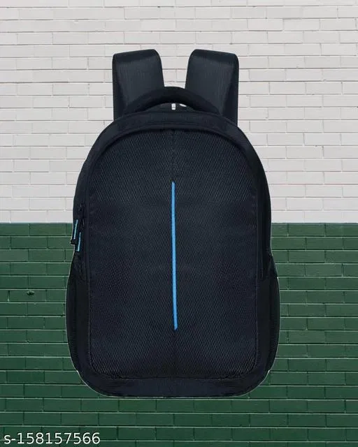 Polyester Backpack for Men & Women, Black