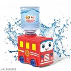 Fire Bus Water Dispenser  Early Development Toy for Kids (Red, 200 ml)