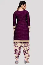 Cotton Suit Fabric with Dupatta for Women 