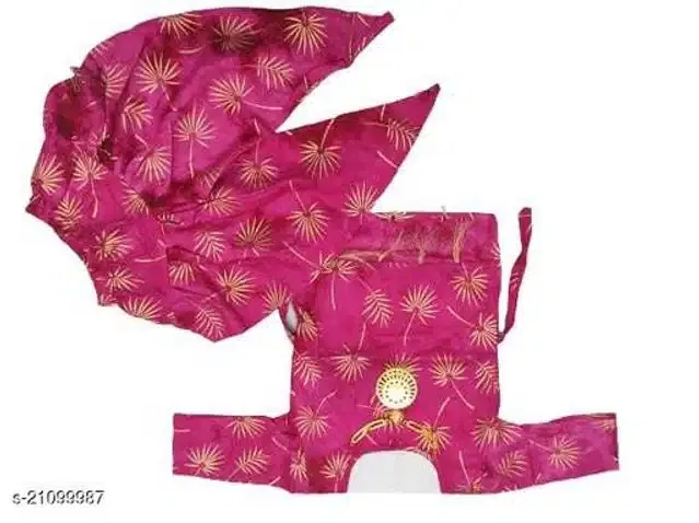 Rayon Half Sleeves Top & Bottom Clothing Set for Girls (Pink, 12-18 Months)