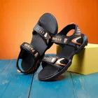 Sandals for Men (Orange, 6)