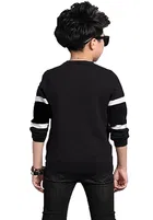 Round Neck Full Sleeves Printed T-Shirt for Boys 