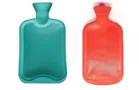 Rubber Hot Water Bag for Pain Relief (Multicolor, 2 L) (Pack of 2)