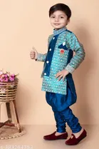 Cotton Blend Sherwani for Boys 