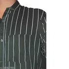 Cotton Blend Checked Shirt for Men, D-Green 