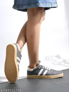 Shoetopia Girls Sneakers Grey 