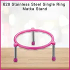 Stainless Steel Single Ring Matka Stand, Assorted_0628