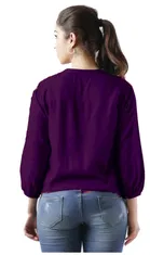 Rayon Solid Top for Women 