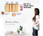 Akarts beautiful flower pot painting set of 3