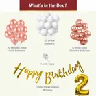 2nd Happy Birthday Balloon Decoration Kit, Multicolor, Pack Of 53