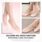 Silicone Gel Heel Socks with Pad 