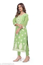 Cotton Embroidered Kurti for Women 