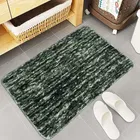 Polyester Textured Doormat, Green 
