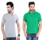 Solid Polo T-shirt for Men, Pack of 4 