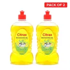 Citrax Dishwash Gel 2X500 ml (Bottle)  (Pack Of 2 )
