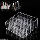 Plastic 24 Grid Makeup Kits Organizer (Transparent)