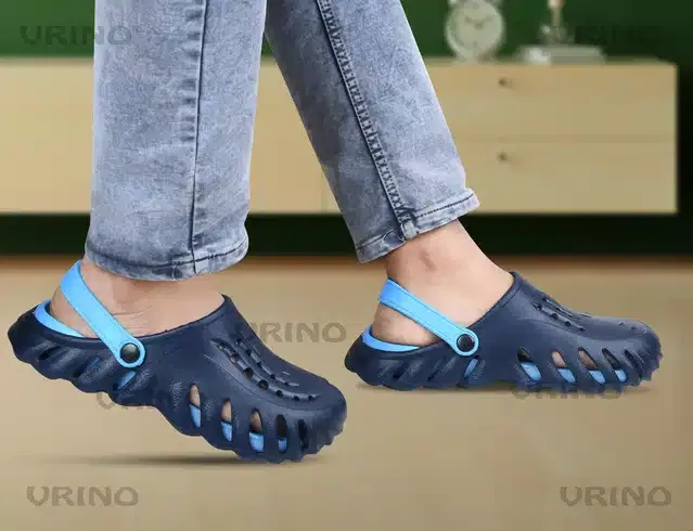 Clogs for Men (Navy Blue, 10)