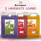 Combo of Divyamrut Tuberose with Strawberry & Papaya Hand Wash (1000 ml, Pack of 3)