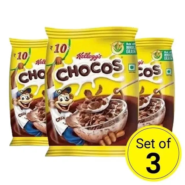 Kellogg's Chocos Chocolate 3X21 g (Set Of 3)