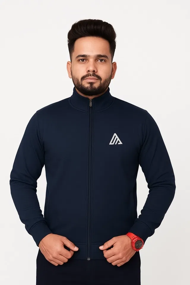Jacket for Men (Blue, L)