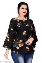Three-Quarter Sleeves Top for Women 