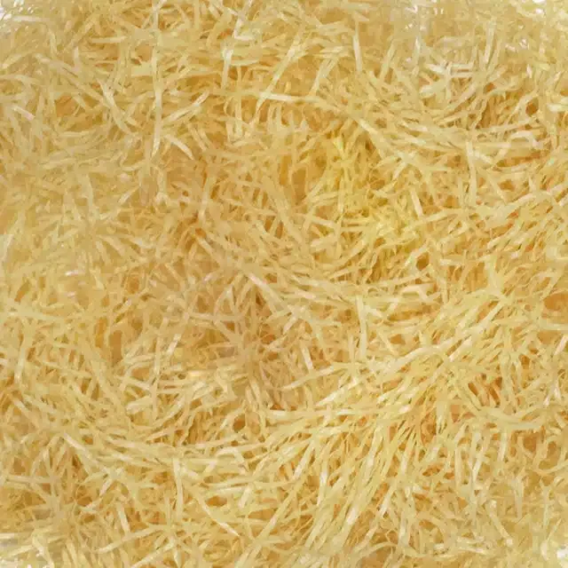 Paper Grass for Art & Crafts (Yellow, 50 g)