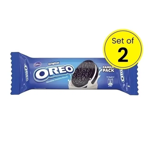 Cadbury Oreo Original Chocolatey Sandwich Biscuit 2X116.9 g (Pack Of 2)