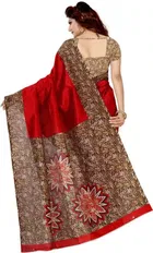 Mysore Silk Printed Saree for Women 