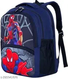 Polyester Backpack for Kids (Navy Blue)