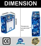 KANUSHI Industries® 1 water purifier cover + 1 Pc Fridge cover/Refrigerator cover + 1 Pc Handle Cover + PVC Fridge Mats Set Of 3 / Refrigerator Mats 