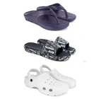 Combo of Sliders with Clogs & Slippers for Men 